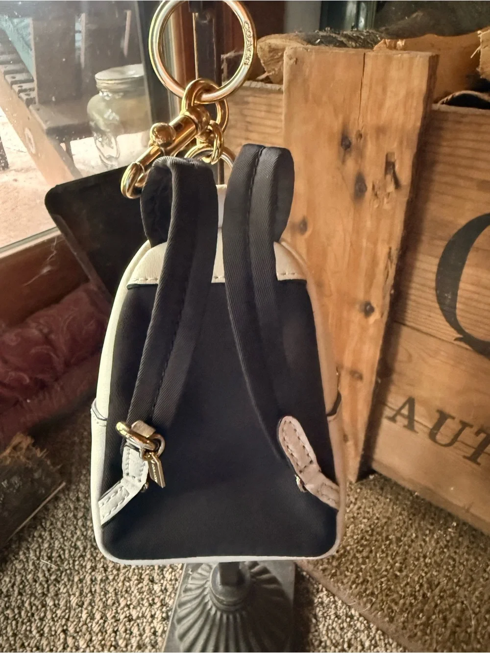 Coach Court Backpack Bag Charm Keyring